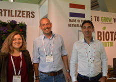 Anastasia Malamoglou, Robin van Schip and Marcos Torrens with Biota Nutri